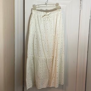 NEW | A New Day white bohemian skirt S
